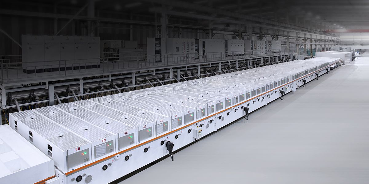 Máquina de deposición PVD - para vidrio de baja emisividad